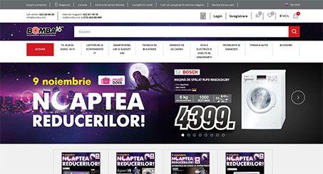 Magazinul online pentru aparate de uz casnic bomba.md